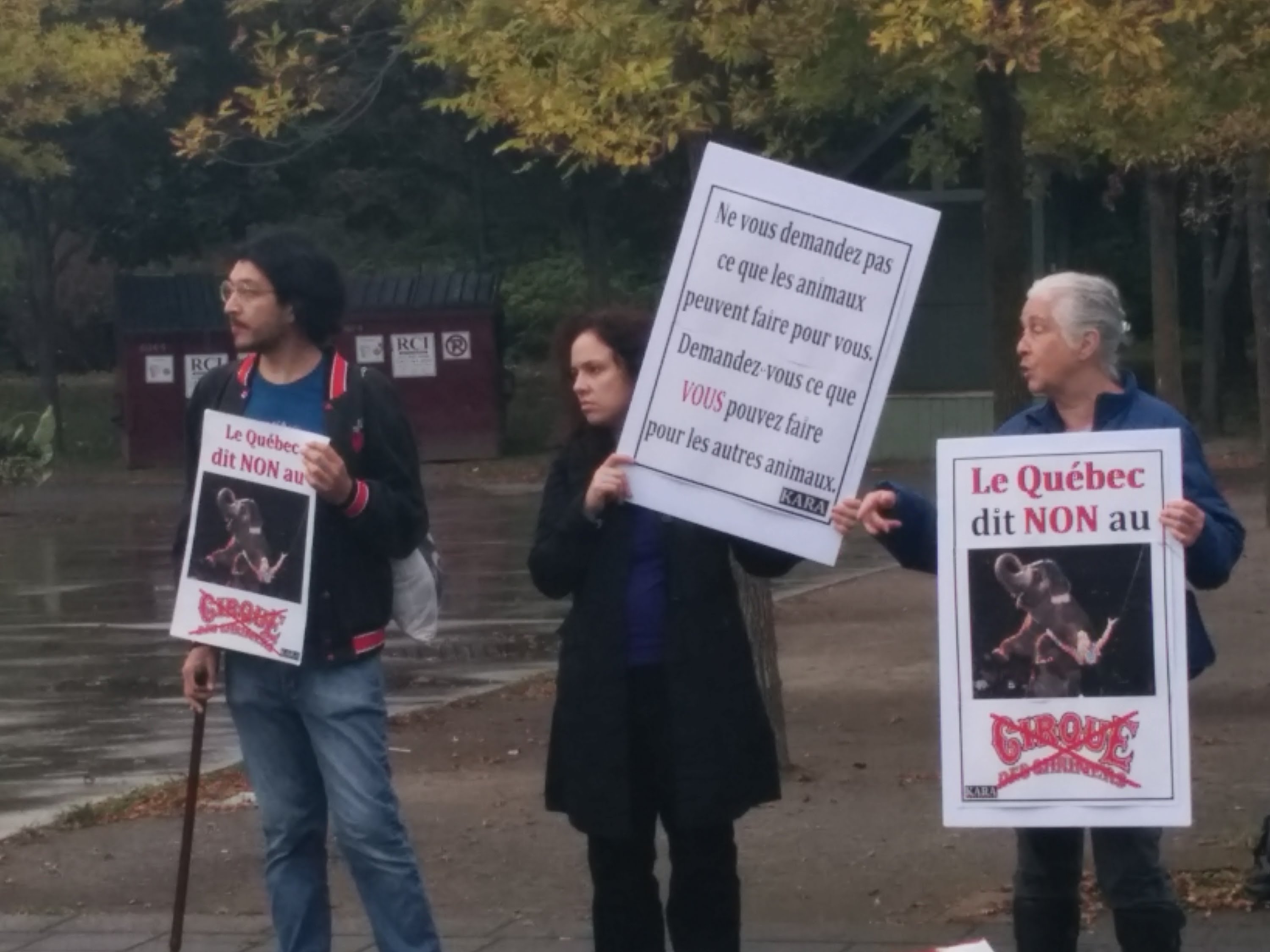 Shriners Circus Protest