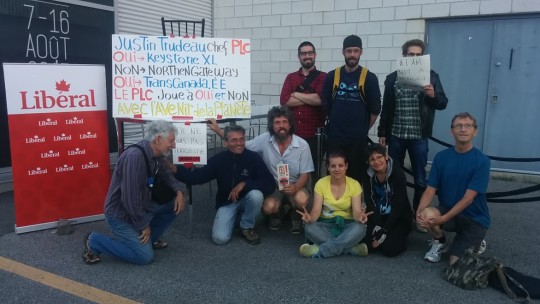 Comité d'accueil pour le cocktail de Justin Trudeau - Coule pas chez nous