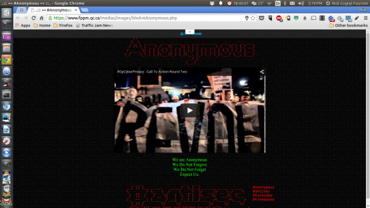 Anonymous hacks the <a href=
