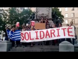 REPLAY: Solidarity with the Greek population – #ThisIsACoup #Montreal