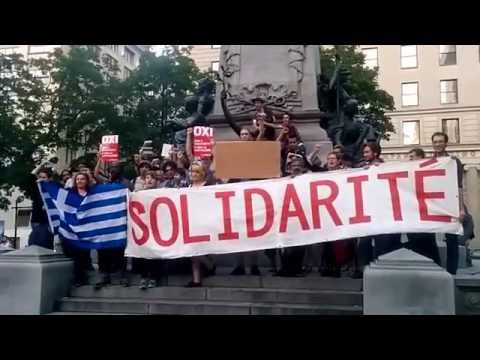 REPLAY: Solidarity with the Greek population – #ThisIsACoup #Montreal