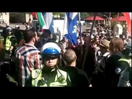 REPLAY: Marche du silence vs Anti-fascist groups – Place Émilie-Gamelin