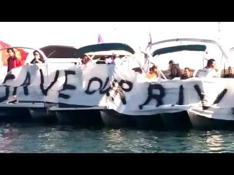 REPLAY: (1) Manif en bateaux sur le St-Laurent #FlushGate #IndigenousDay – #99MEDIA