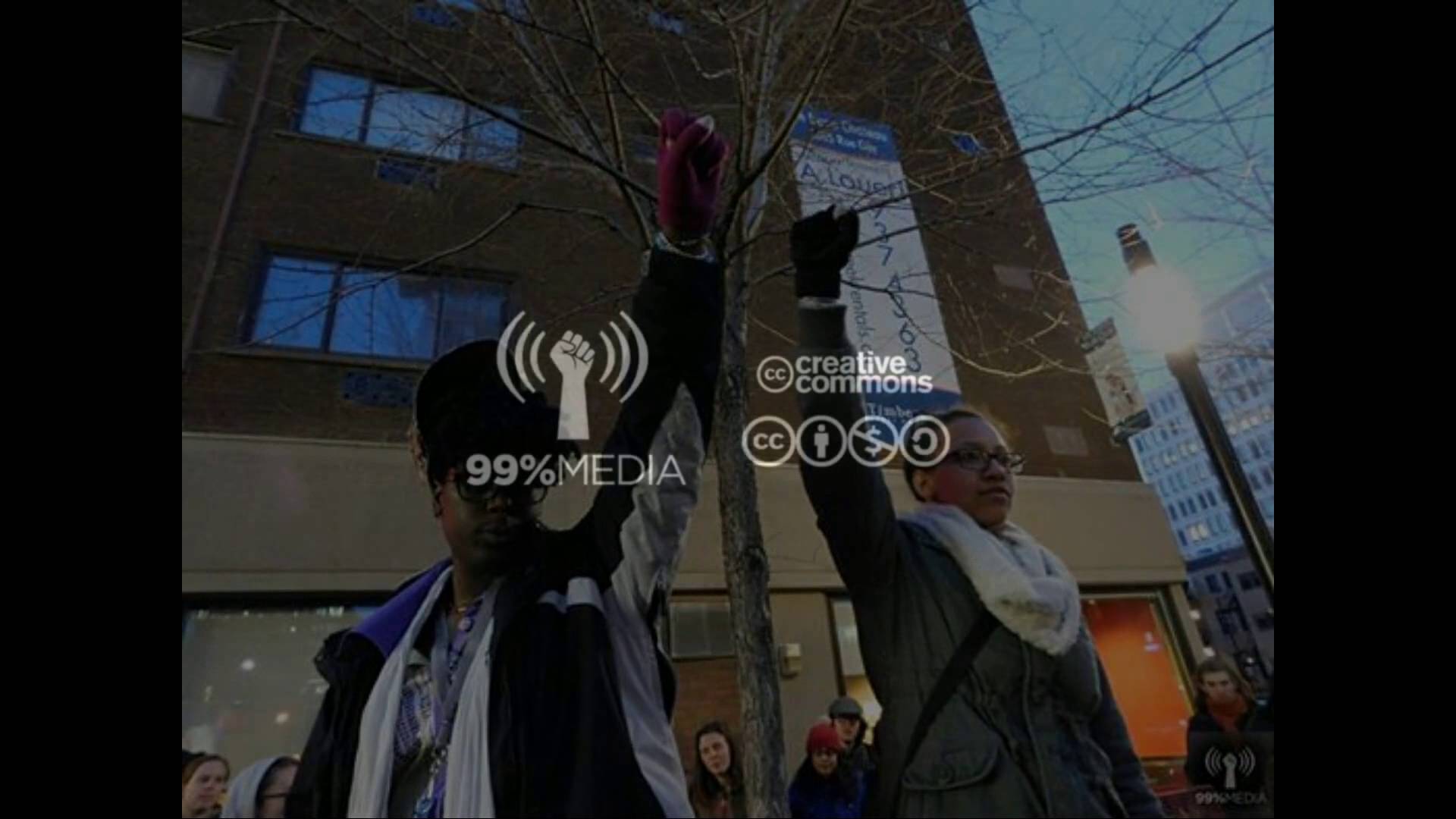 Montreal in solidarity with BLM-TO tent city.