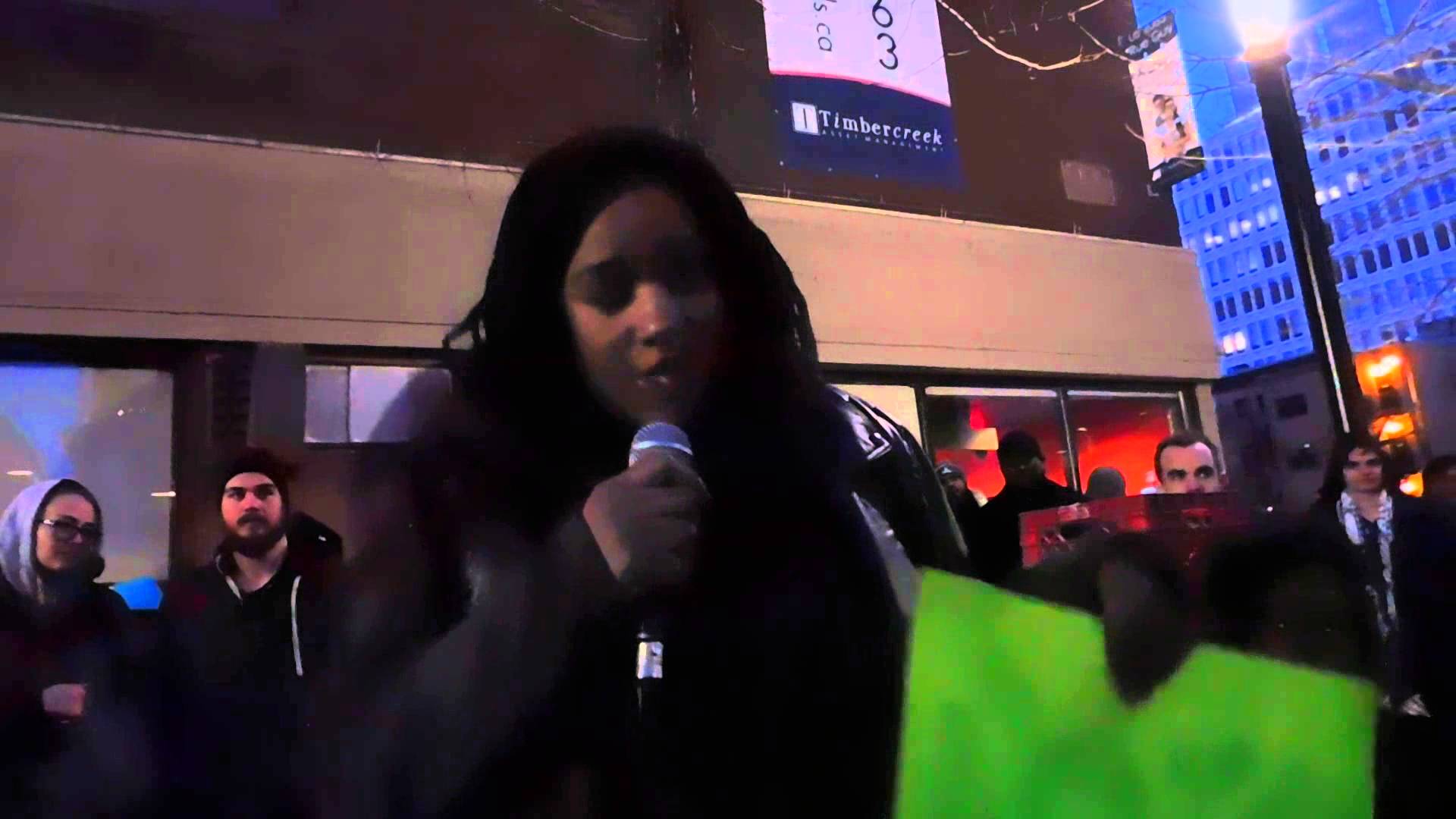[RAW] Montreal in solidarity with BLM-TO tent city – DSCN9575