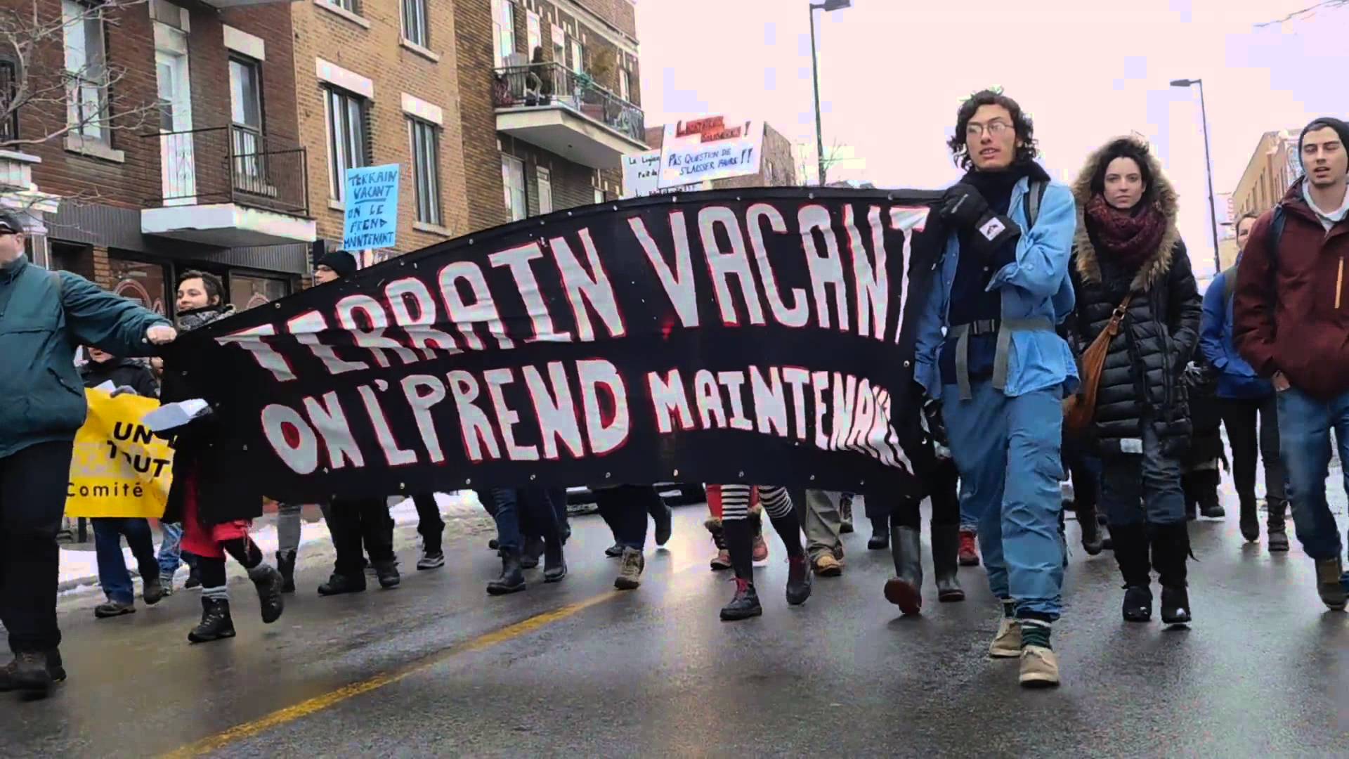 Manif-action du comité BAILS d’Hochelaga-Maisonneuve