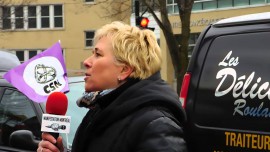 Manifestation contre la privatisation du réseau de la santé