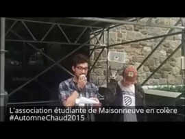 L’association étudiante de Maisonneuve en colère – #AutomneChaud #99Media