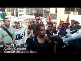 Manifestation à Montreal en solidarité avec les réfugiés – #Haitien