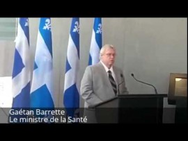 Gaétan Barrette annonce la nomination de Fabrice Brunet