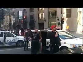 The Montreal Police suppresses a protest in solidarity with the Unist’ot’en camp