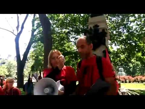 Discour de Jean-Jacques Kona-Boun @ Marche pour la Fermeture des Abattoirs