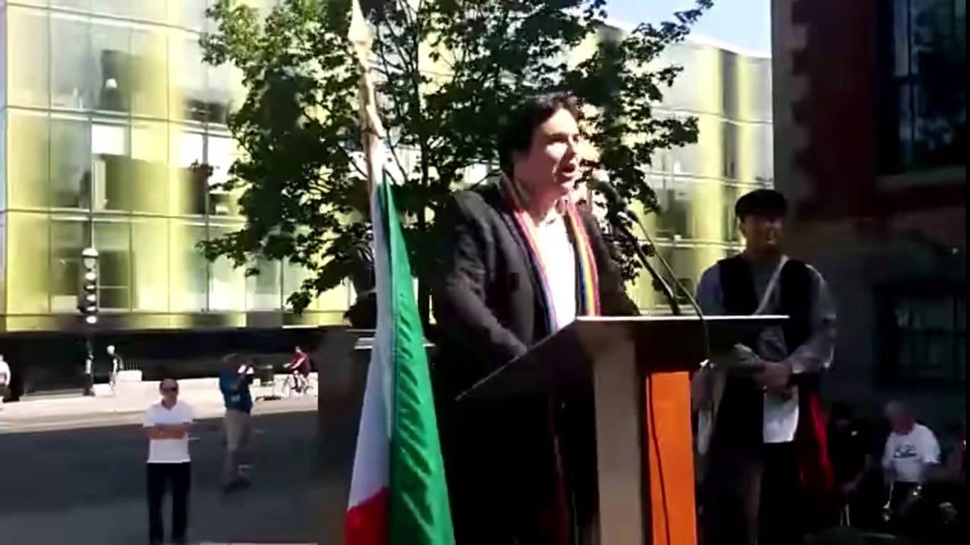 Le discours du président de la Société St-Jean Baptiste de Montréal
