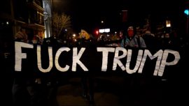 99% Media – Protest of U.S. President-elect Donald J. Trump in Montreal
