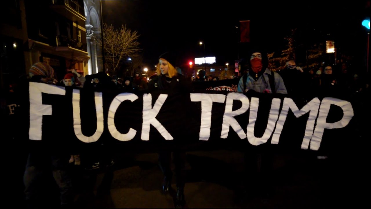 99% Media – Protest of U.S. President-elect Donald J. Trump in Montreal